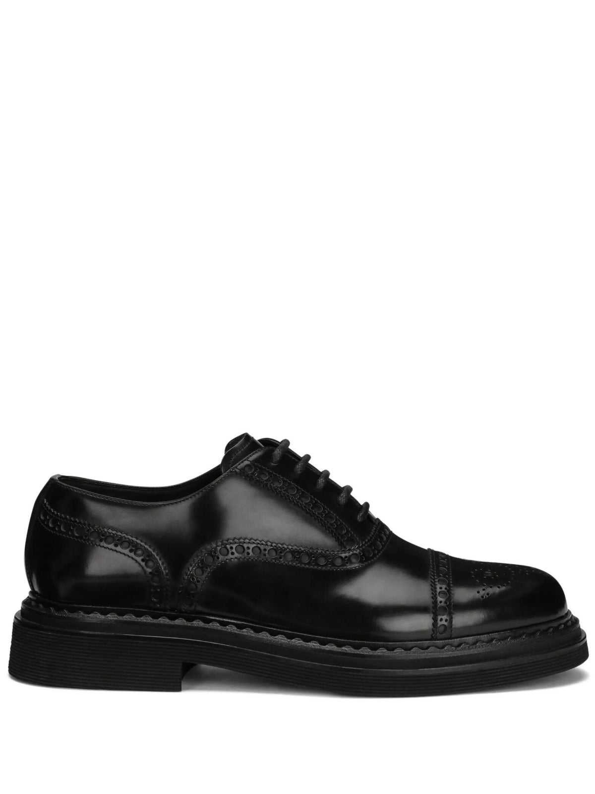 Francesina leather derby shoes