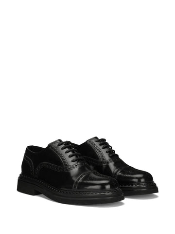 Francesina leather derby shoes