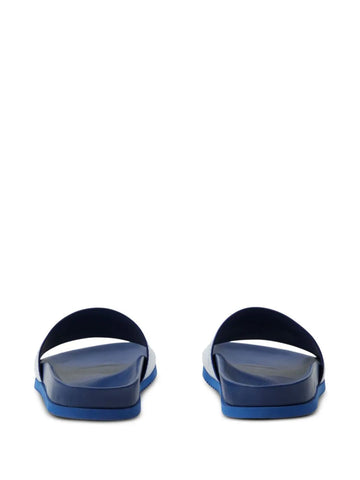 EKD monogram-print leather slides