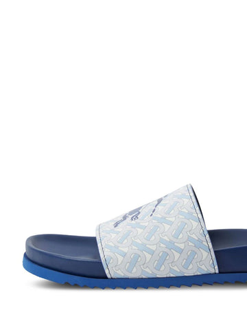 EKD monogram-print leather slides