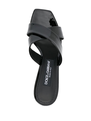 3.5 85mm leather mules