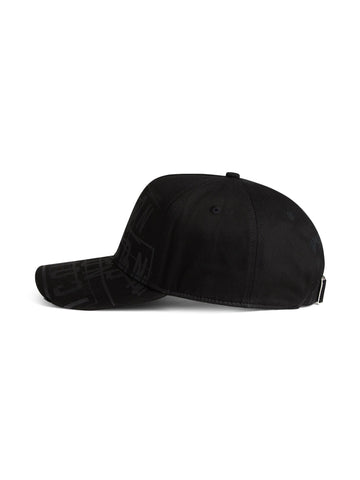 logo-print baseball cap