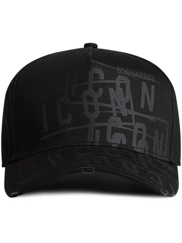 logo-print baseball cap