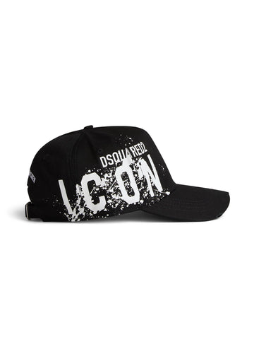 logo print cotton cap