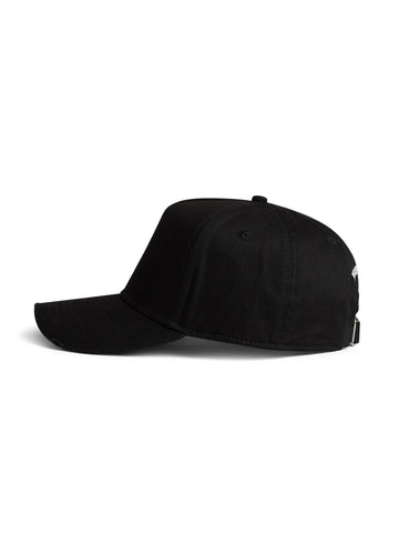 logo print cotton cap