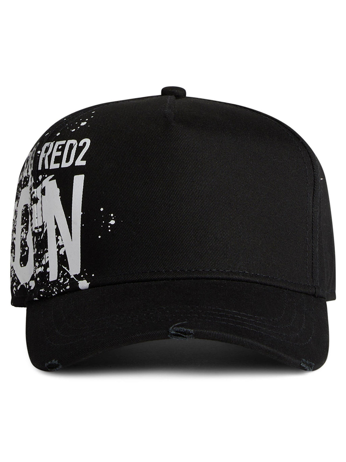 logo print cotton cap