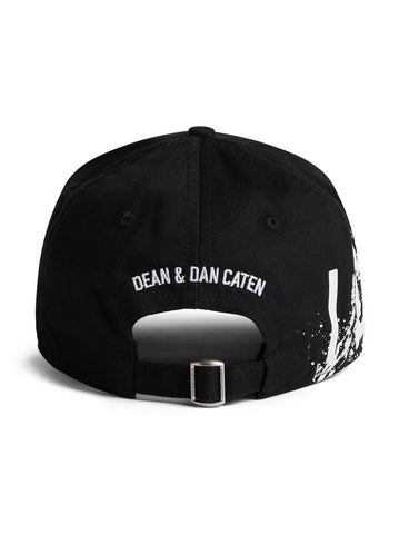 logo print cotton cap