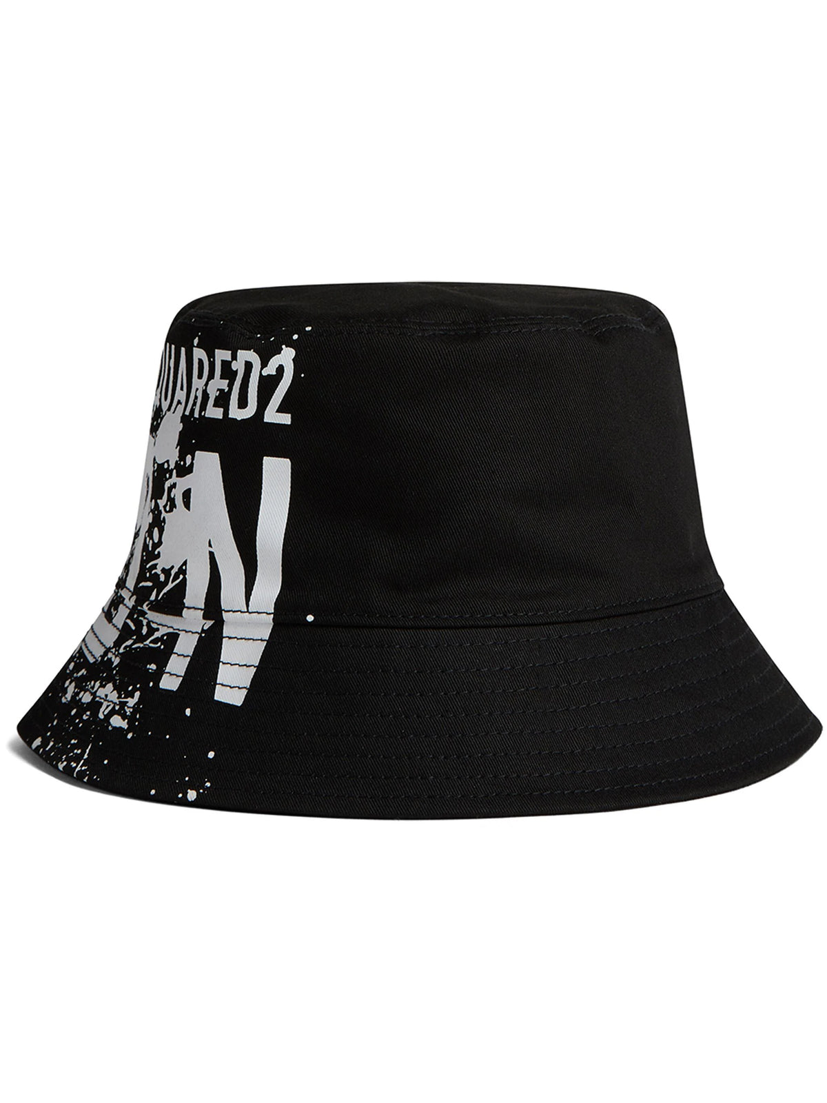 logo print bucket hat