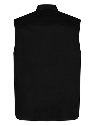 logo print cotton shirt