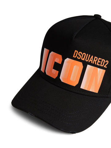 logo print baseball cap