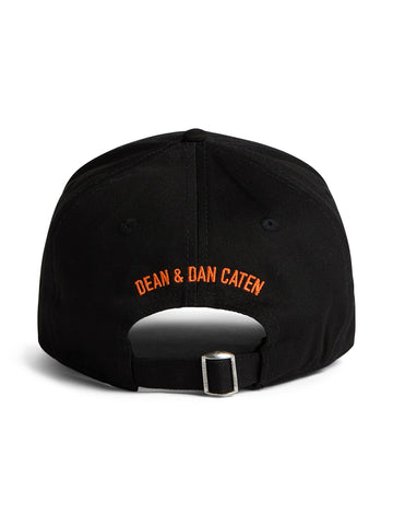 logo print baseball cap