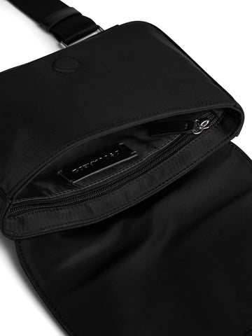 logo print messenger bag