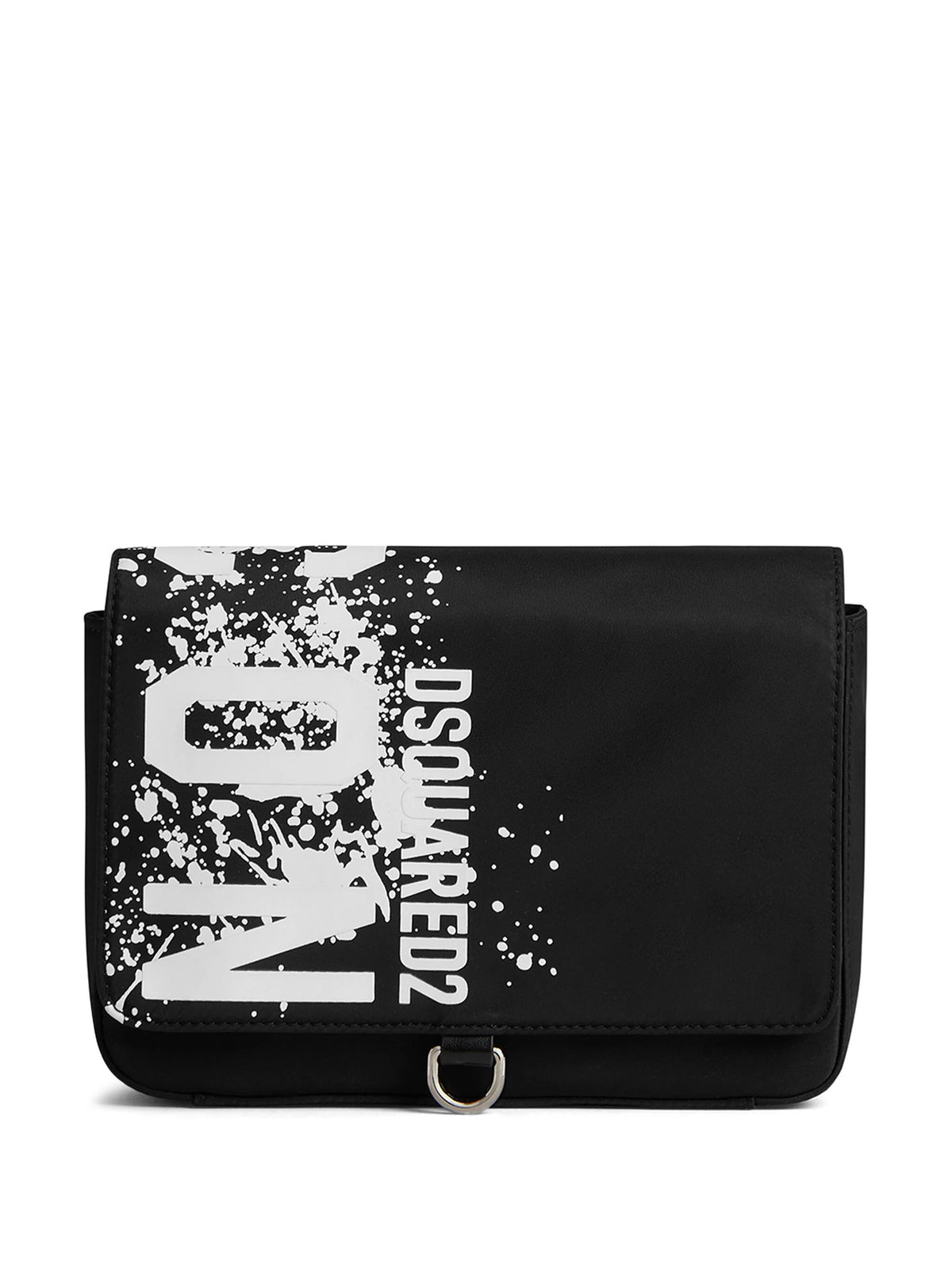 logo print messenger bag