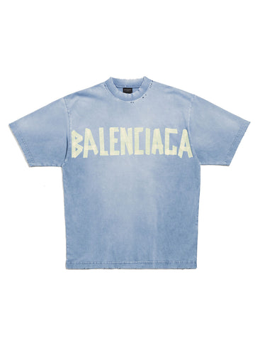 Tape Type cotton T-shirt