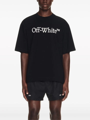 logo print swim shorts