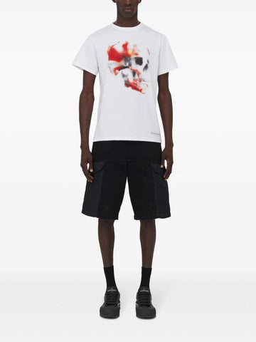 Obscured Skull cotton T-shirt