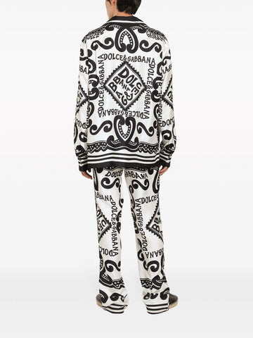 printed silk shirt