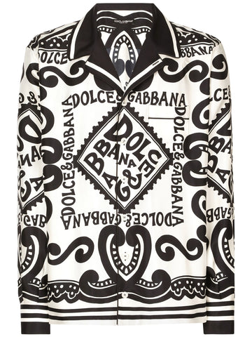 printed silk shirt
