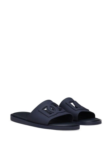 Logo-embossed cut-out slides