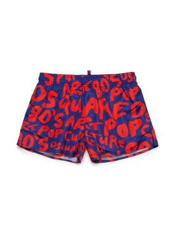 Logo-print swim shorts
