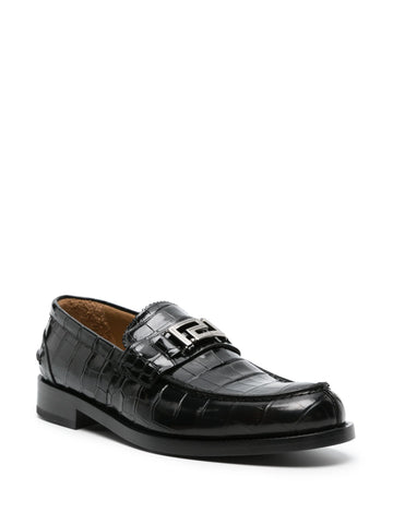 Greca crocodile effect loafers