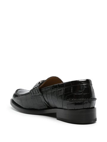 Greca crocodile effect loafers