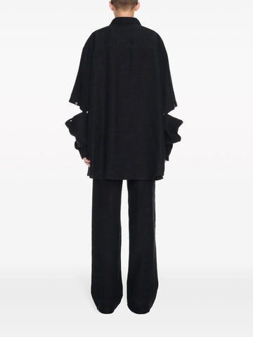 wide leg linen trousers