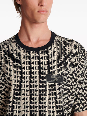 monogram jacquard T-shirt