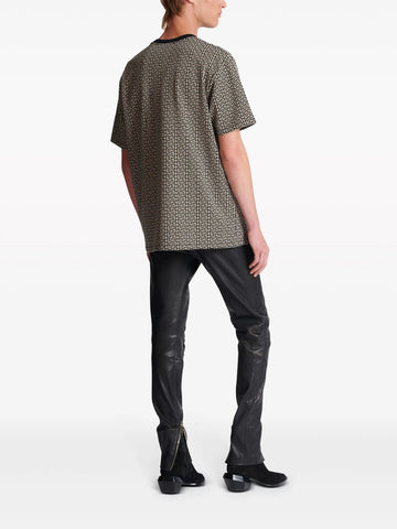 monogram jacquard T-shirt