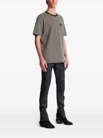 monogram jacquard T-shirt