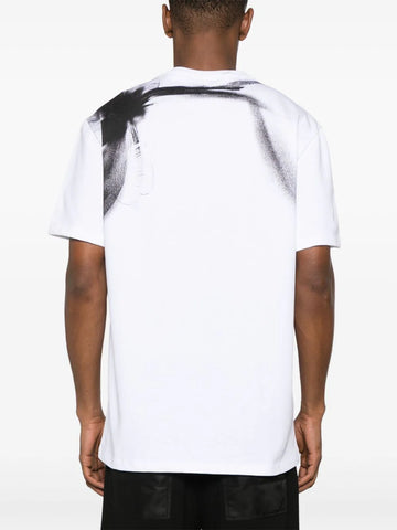 Dragonfly-print cotton T-shirt