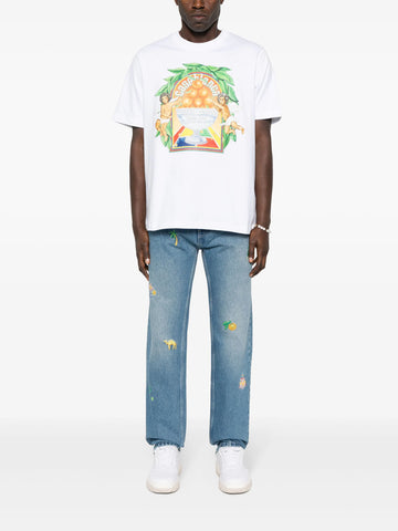 logo print organic cotton T-shirt