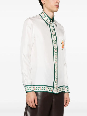 Oranges En Fleur silk shirt