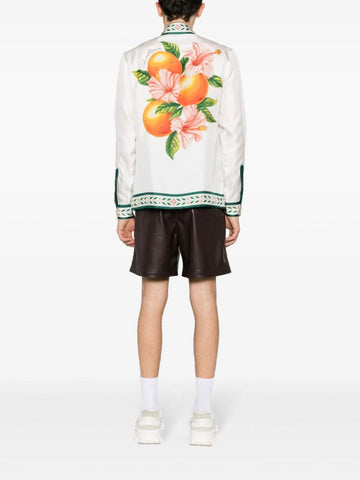 Oranges En Fleur silk shirt
