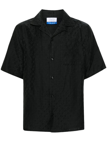 monogram jacquard shirt