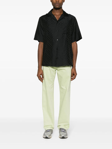 monogram jacquard shirt