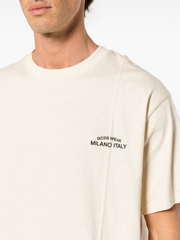 embroidered logo cotton T-shirt