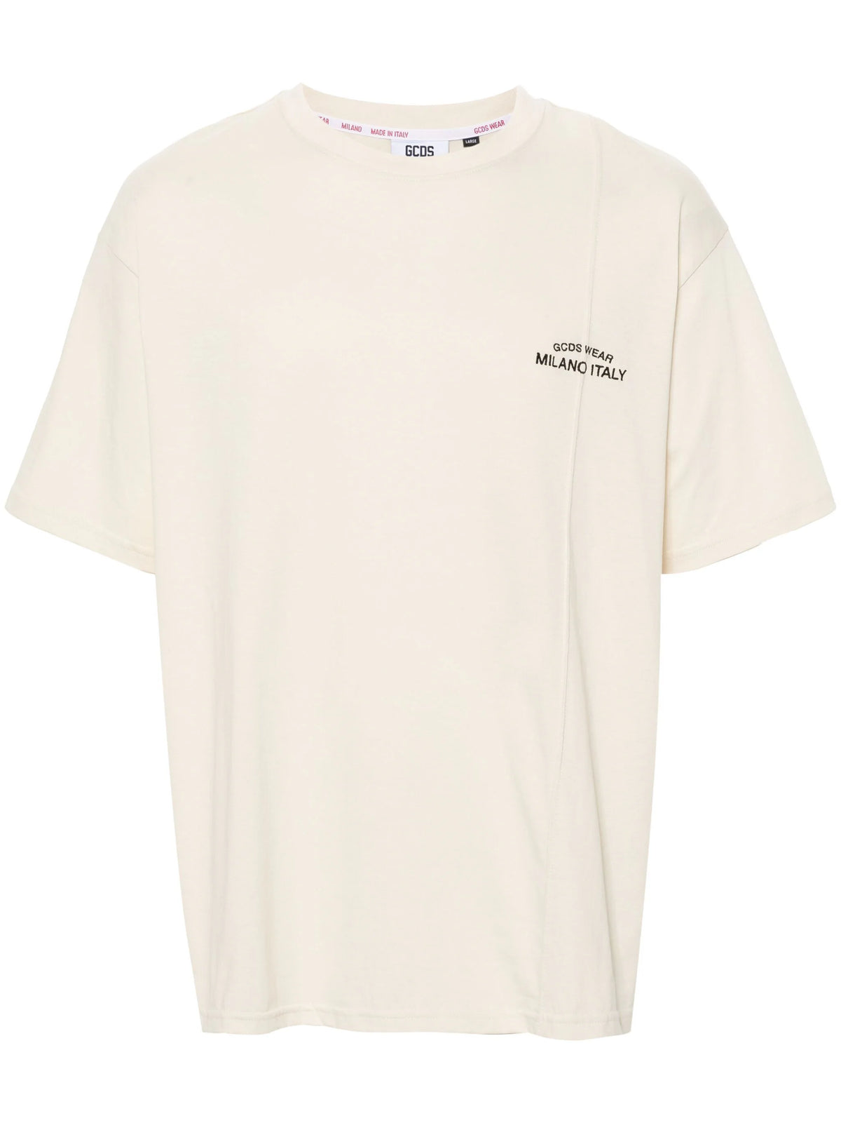 embroidered logo cotton T-shirt