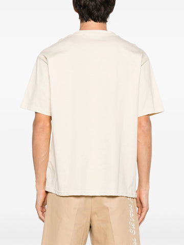 embroidered logo cotton T-shirt