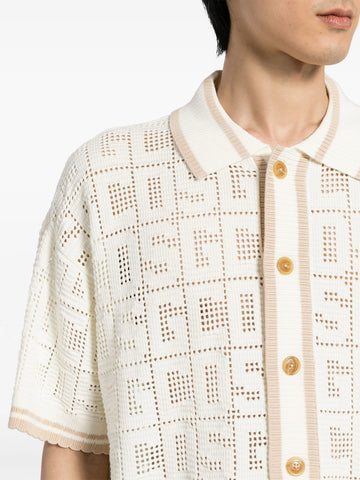 crochet knit shirt