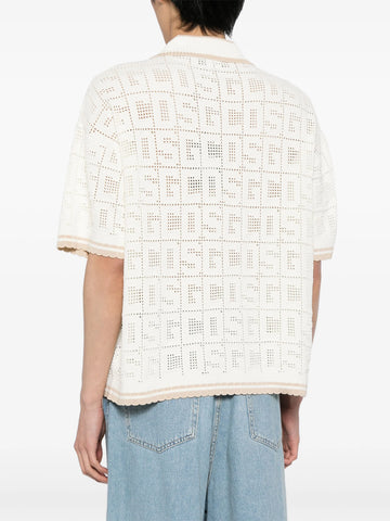 crochet knit shirt