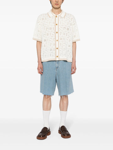crochet knit shirt