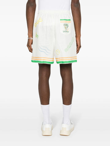 Le Jeu linen shorts