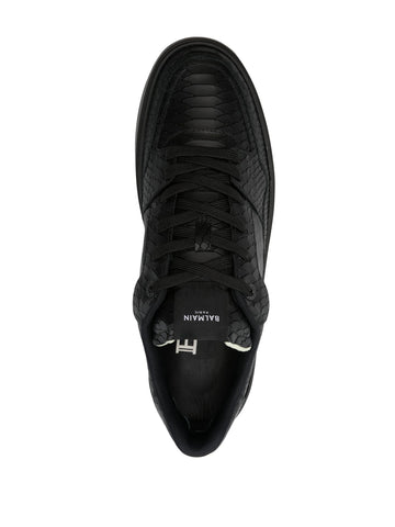 B-Court crocodile-embossed sneakers