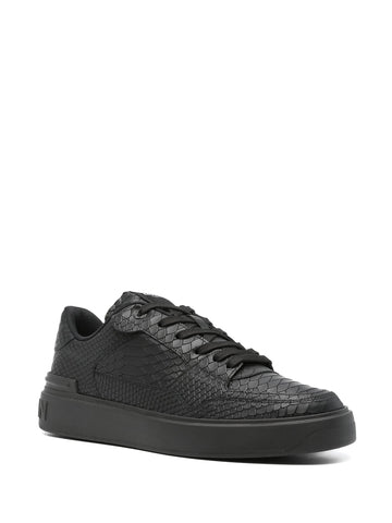 B-Court crocodile-embossed sneakers
