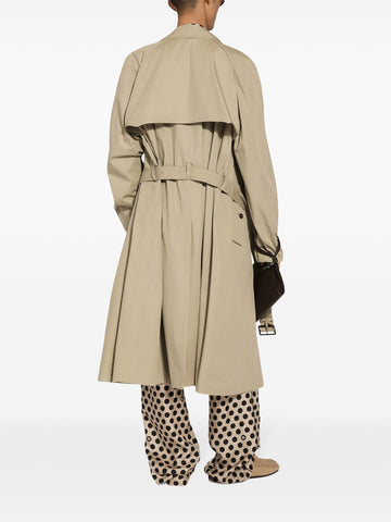 polka dot print silk shirt