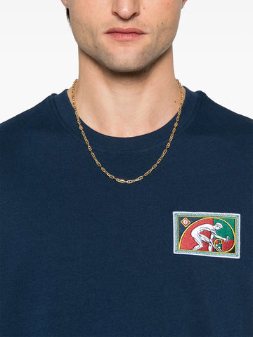 patch detail T-shirt