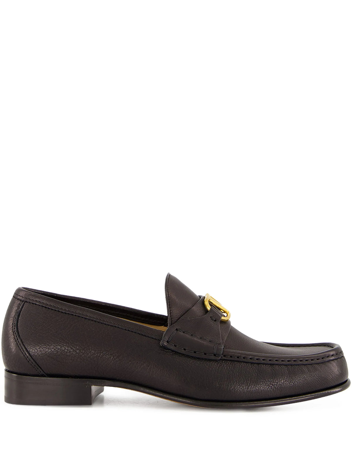 VLogo Signature leather loafers