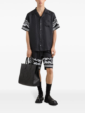 printed silk shirt