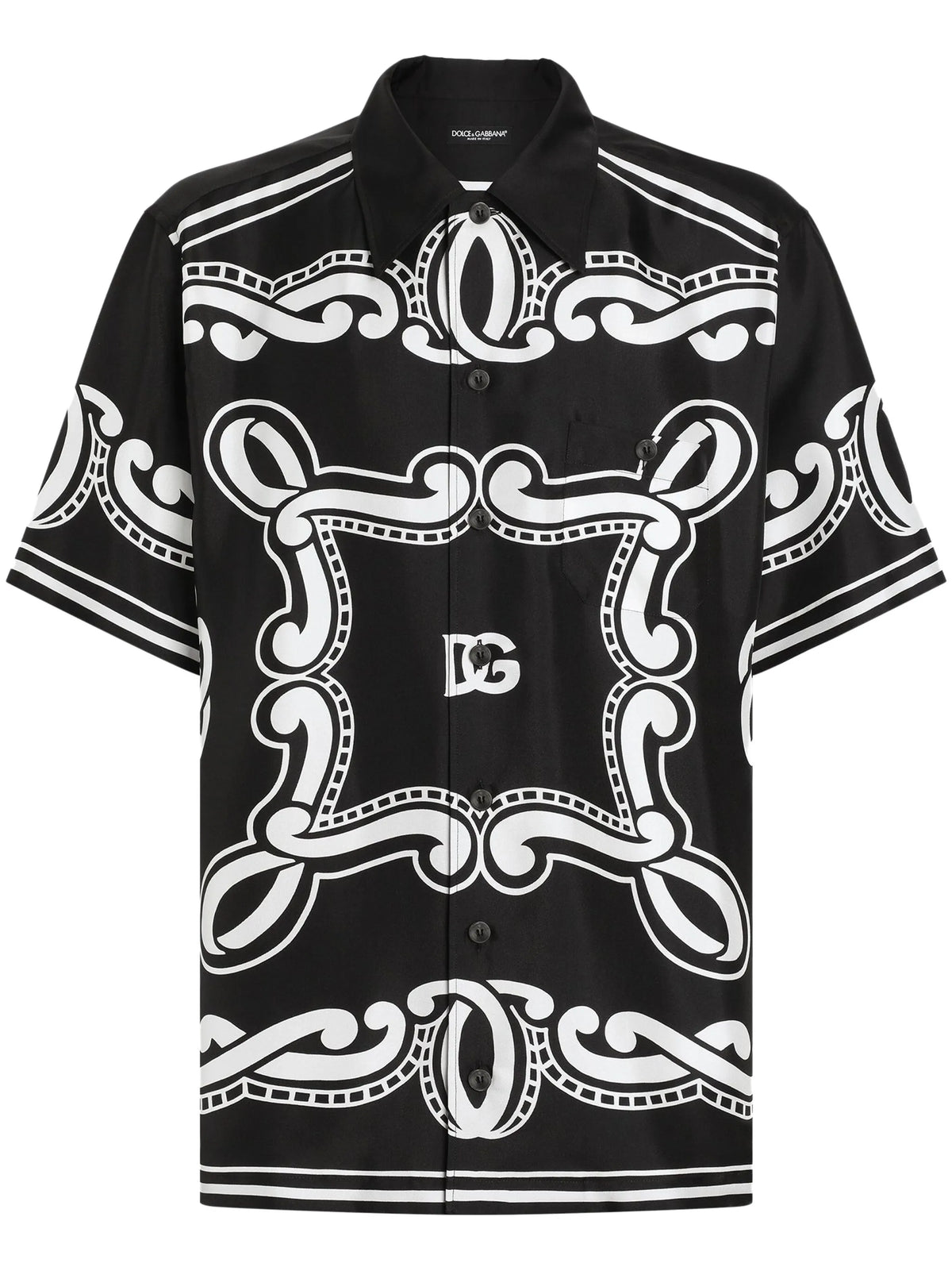 bandana-print shirt